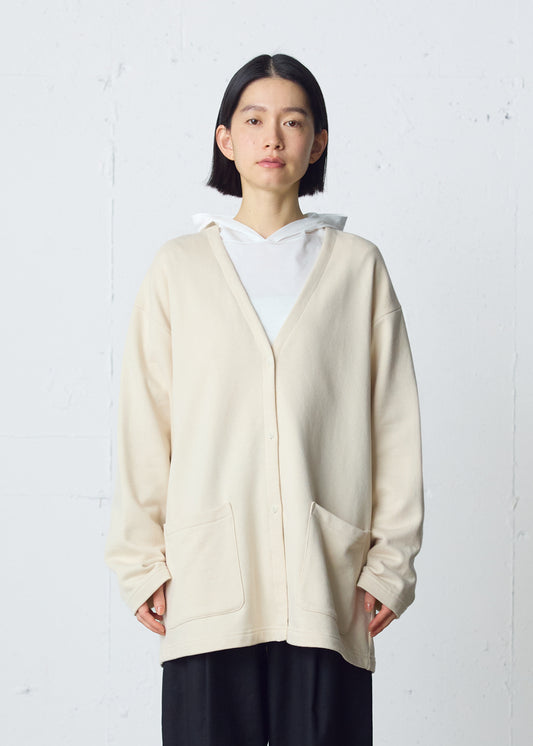 HOME sweat wide cardigan