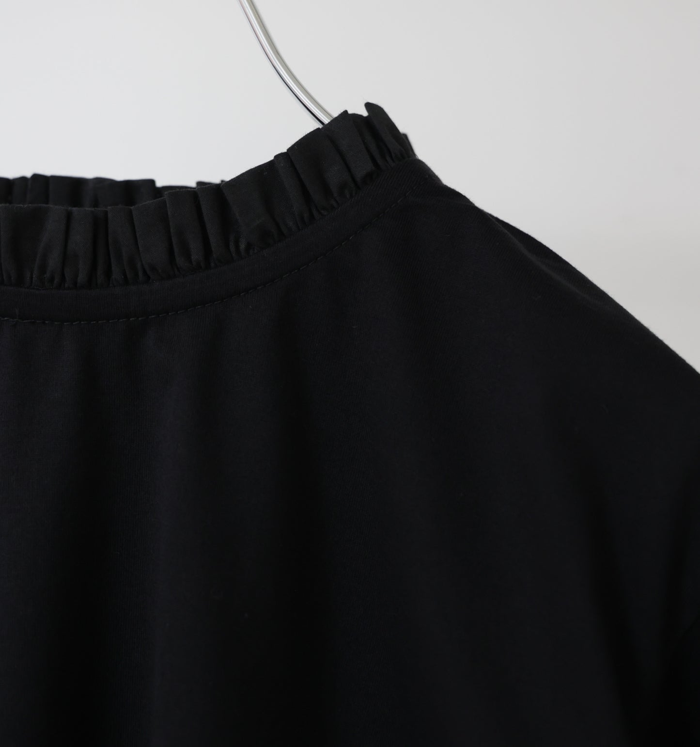 frill neck pullover