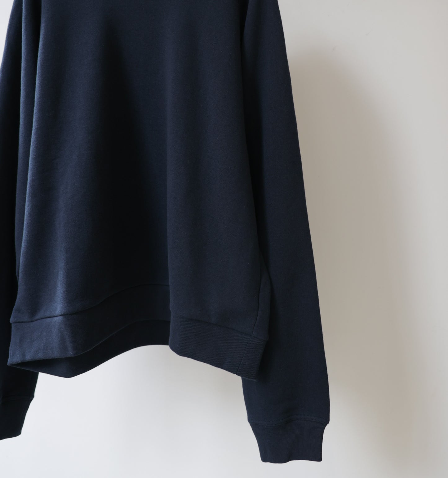 loopwheele sweat parka