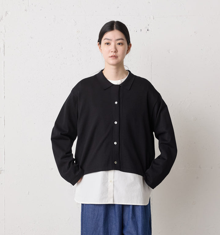 knit shirt cardigan
