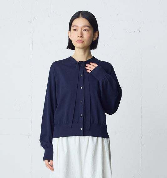 bow-tie knit cardigan