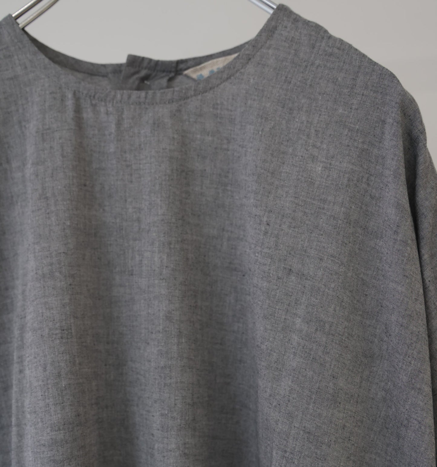 chambray gather onepiece