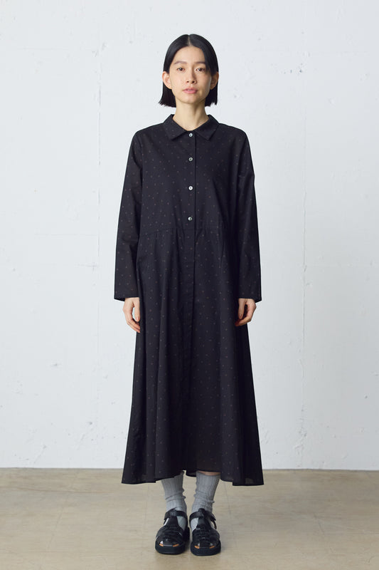 waist switching dots one-piece