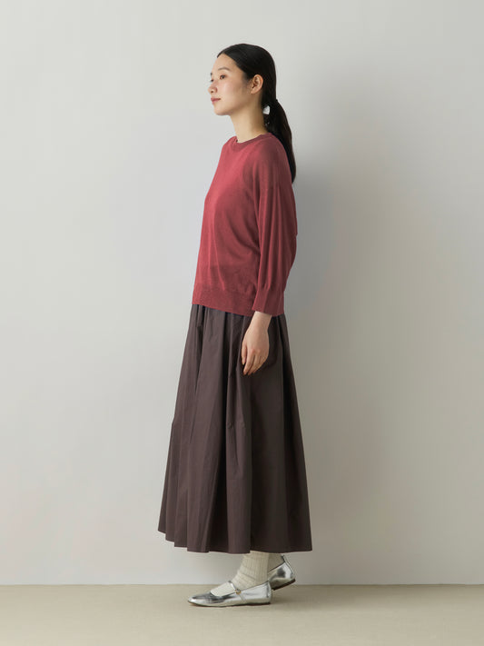 cotton gather skirt