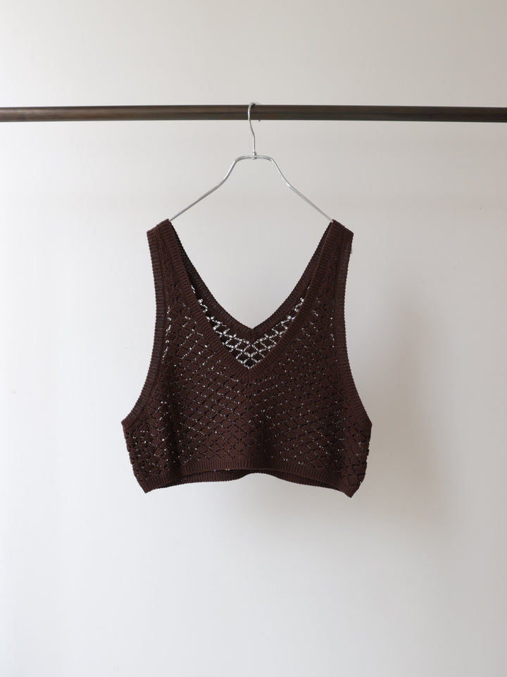 mesh bustier vest
