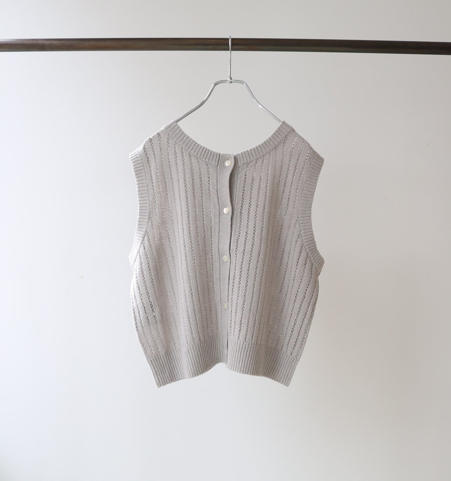 pattern knitting 2way vest