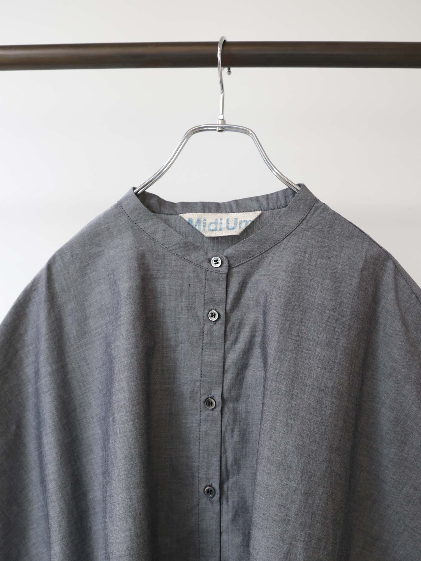 chambray wide shirt