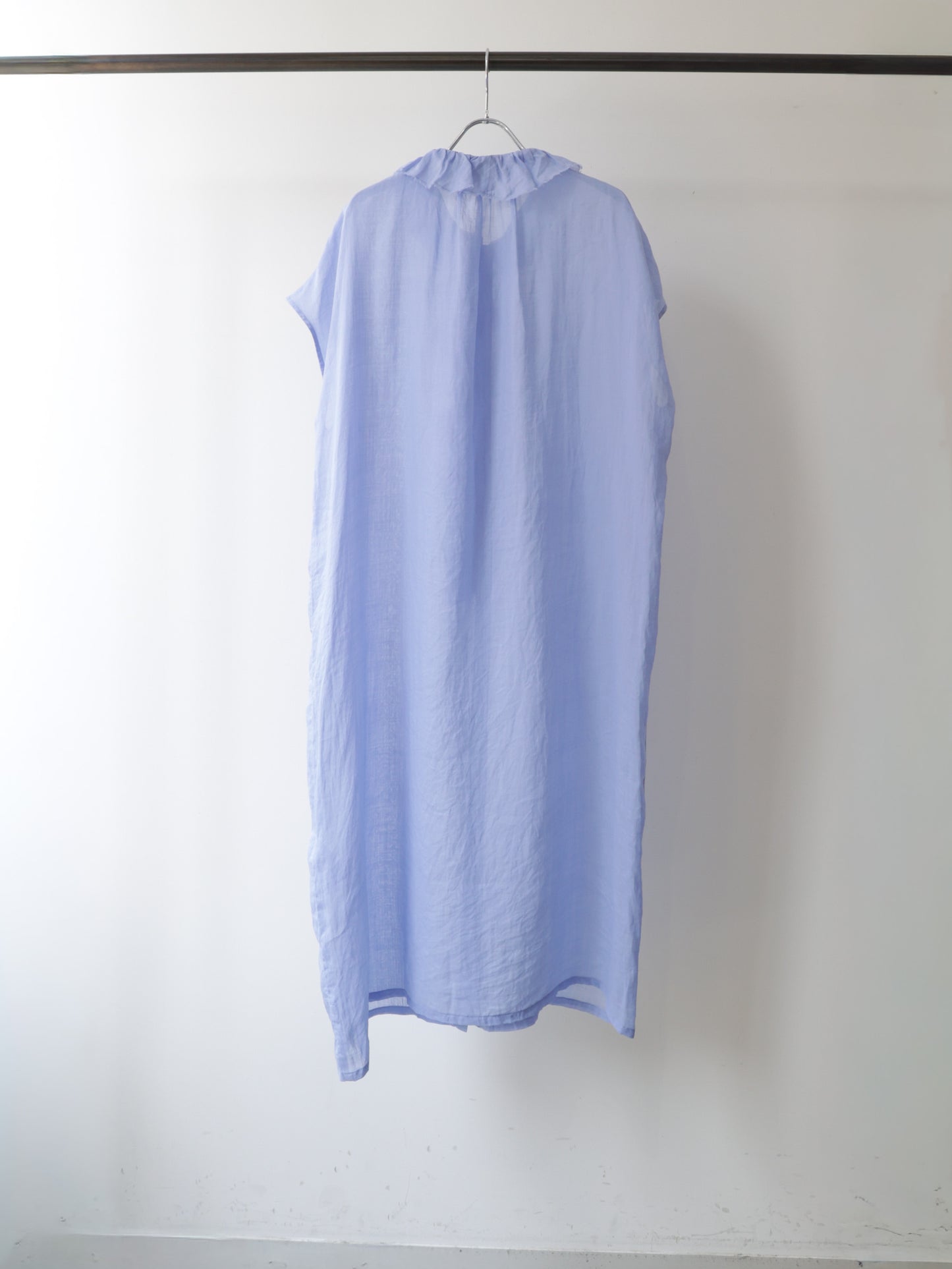 ramie ruffle one-piece