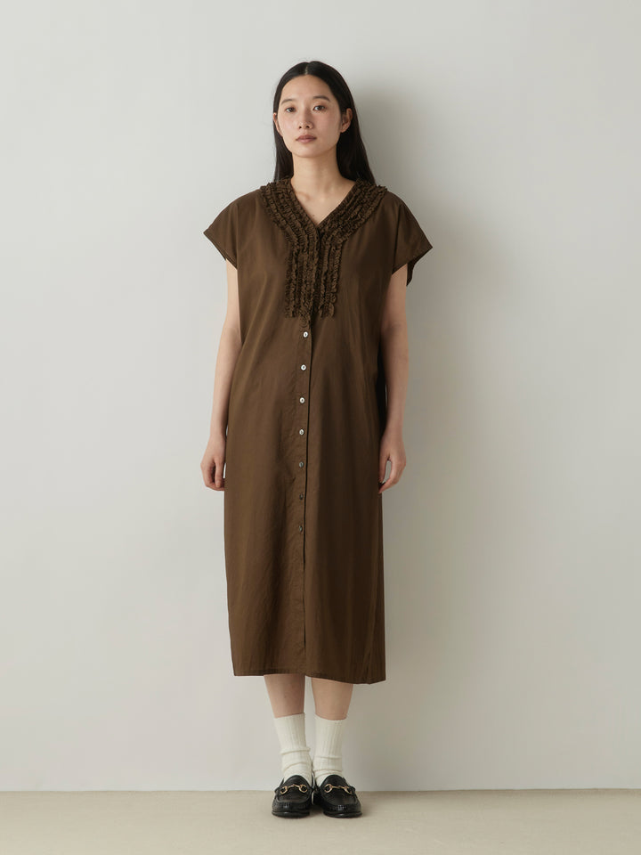 front frill one-piece