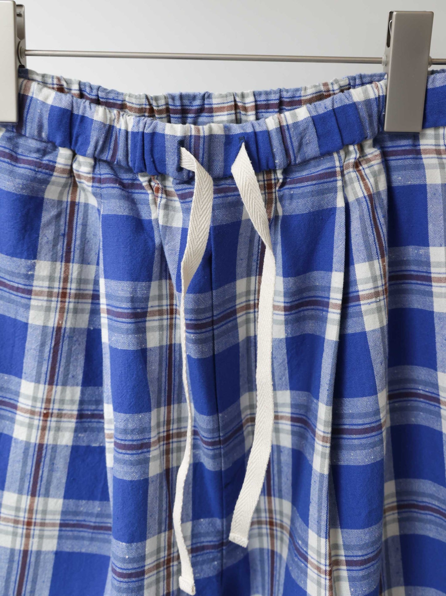 check straight easy pants