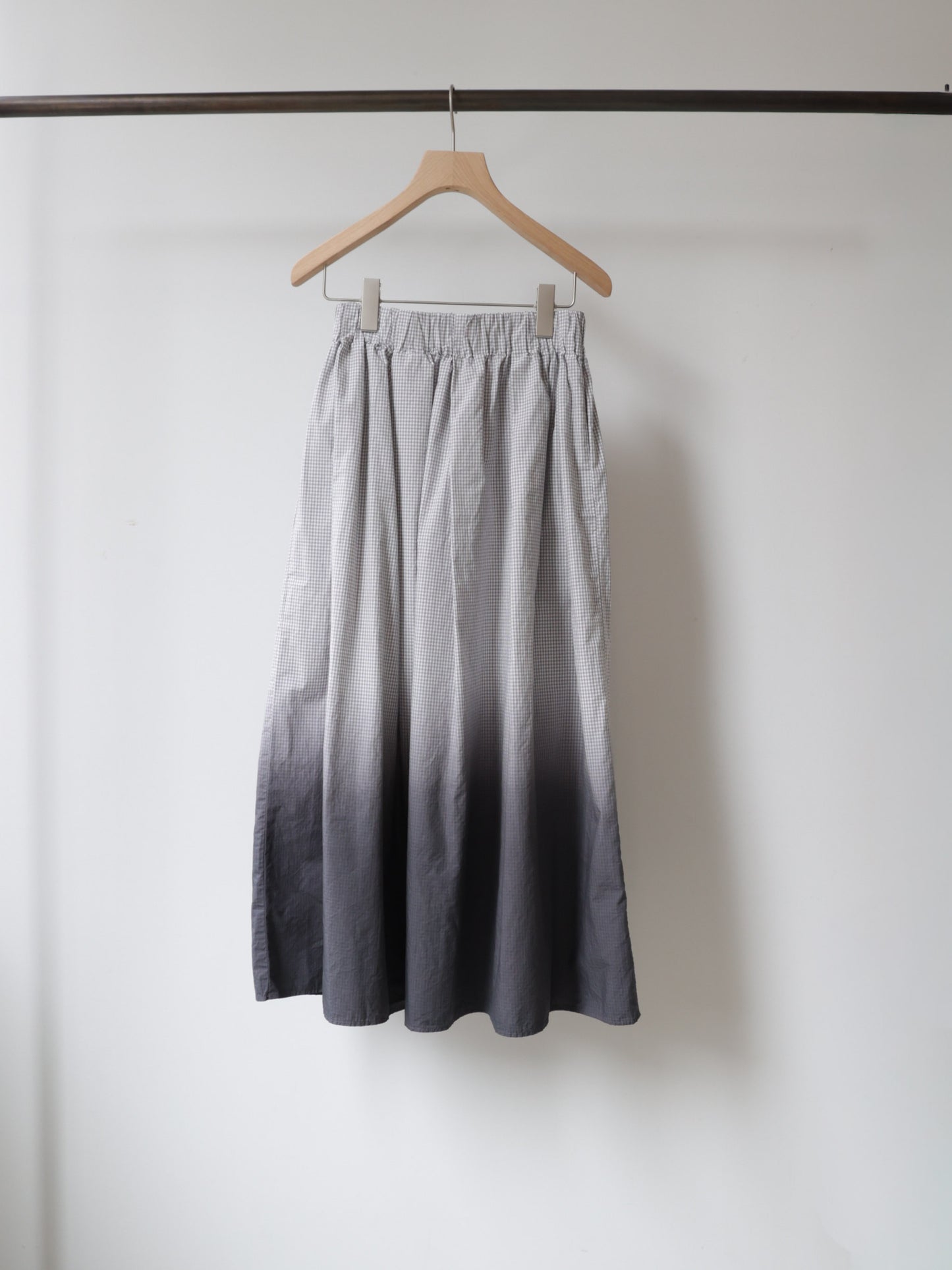gradation dye flare skirt