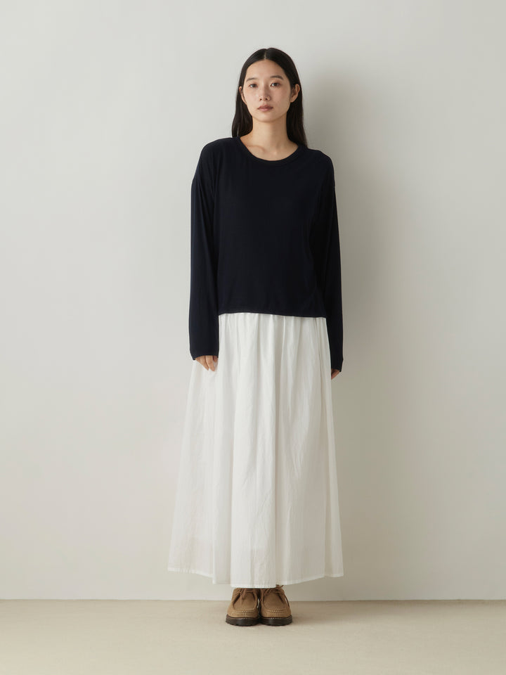 gathered skirt