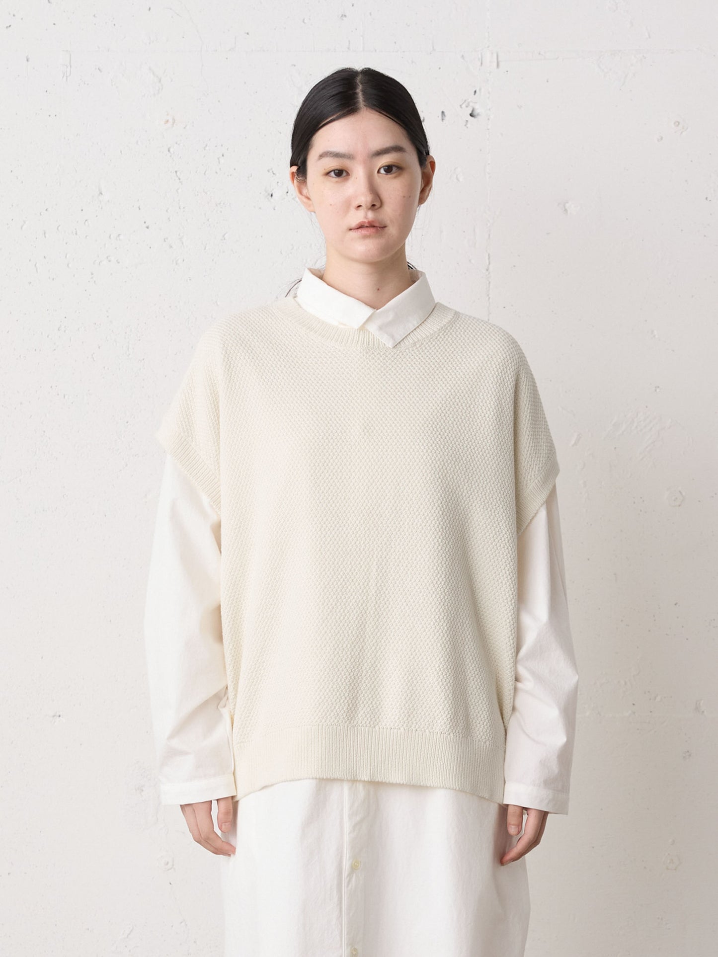 cocoon knit vest