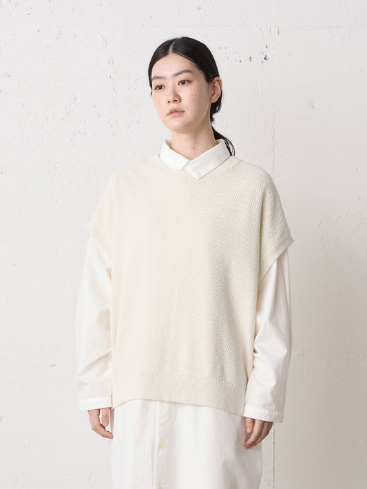 cocoon knit vest