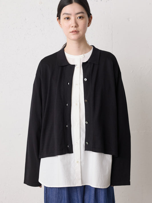 knit shirt cardigan