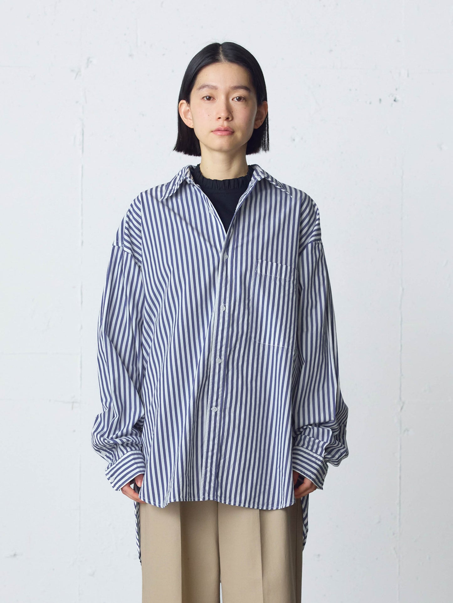 patterned big shirt