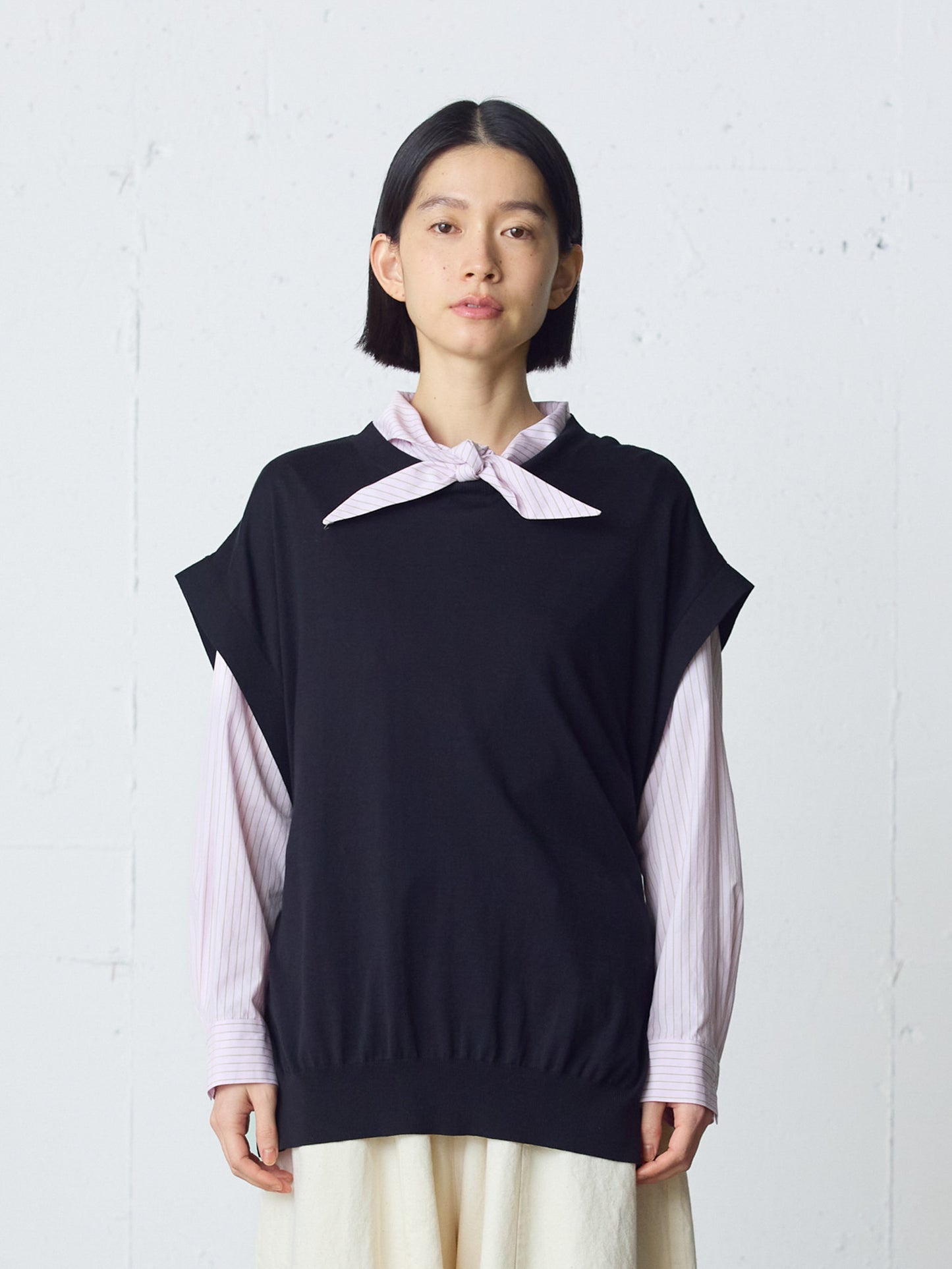 side ribbon vest
