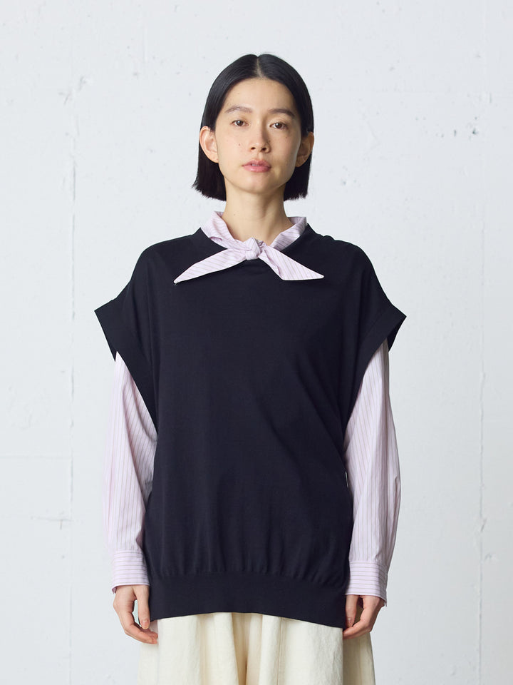 side ribbon vest