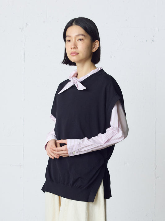 side ribbon vest