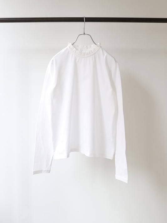 frill neck pullover