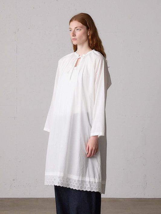 hem lace smock onepiece