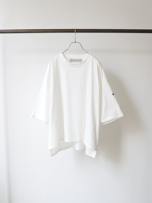 mock neck wide pullover