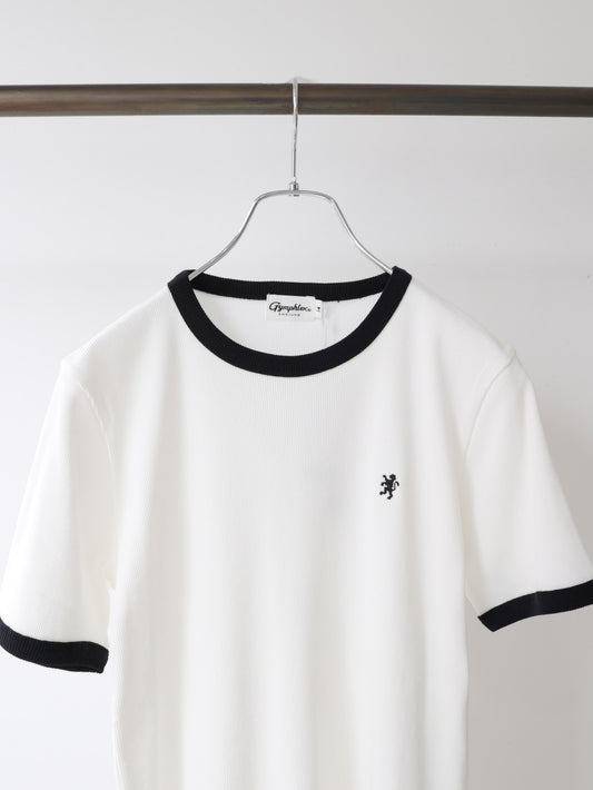 CREW NECK RINGER Tee GY-C0326 /GYMPHLEX