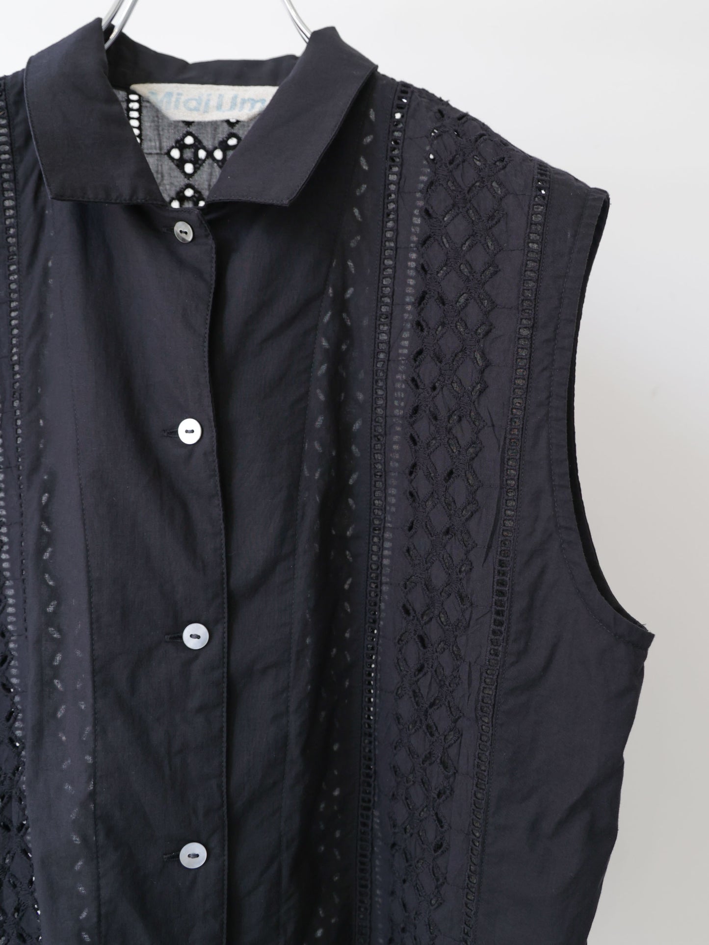 lace vest like shirt