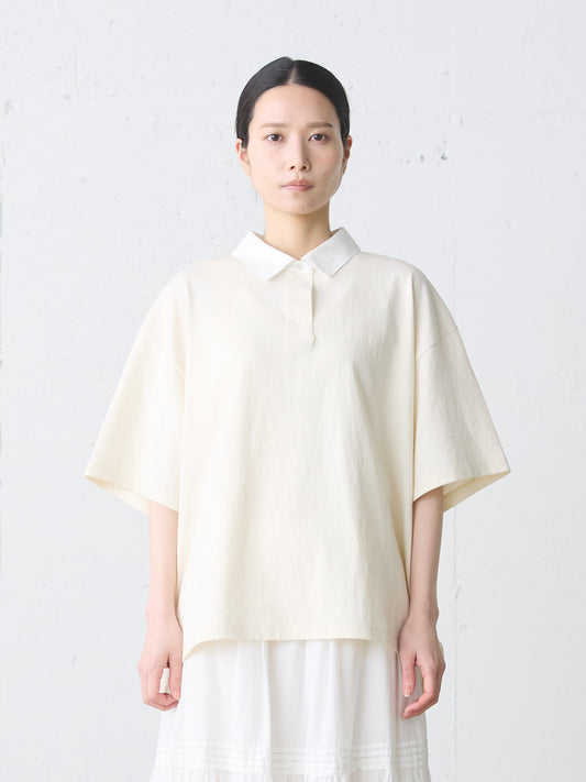 wide polo pullover