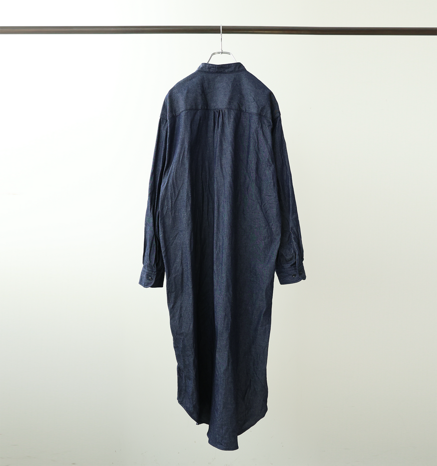 【A】denim shirt onepiece