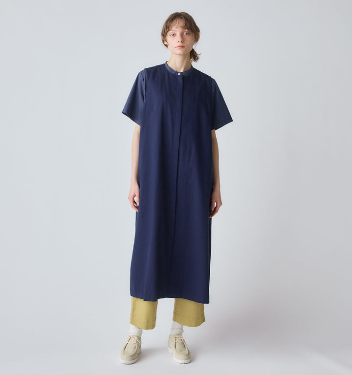 【A】crew neck gilet one piece