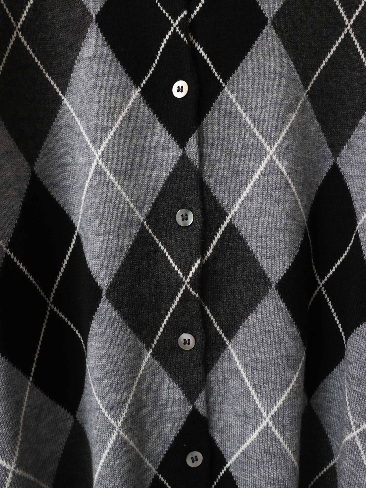 3-720268 argyle knit cardigan