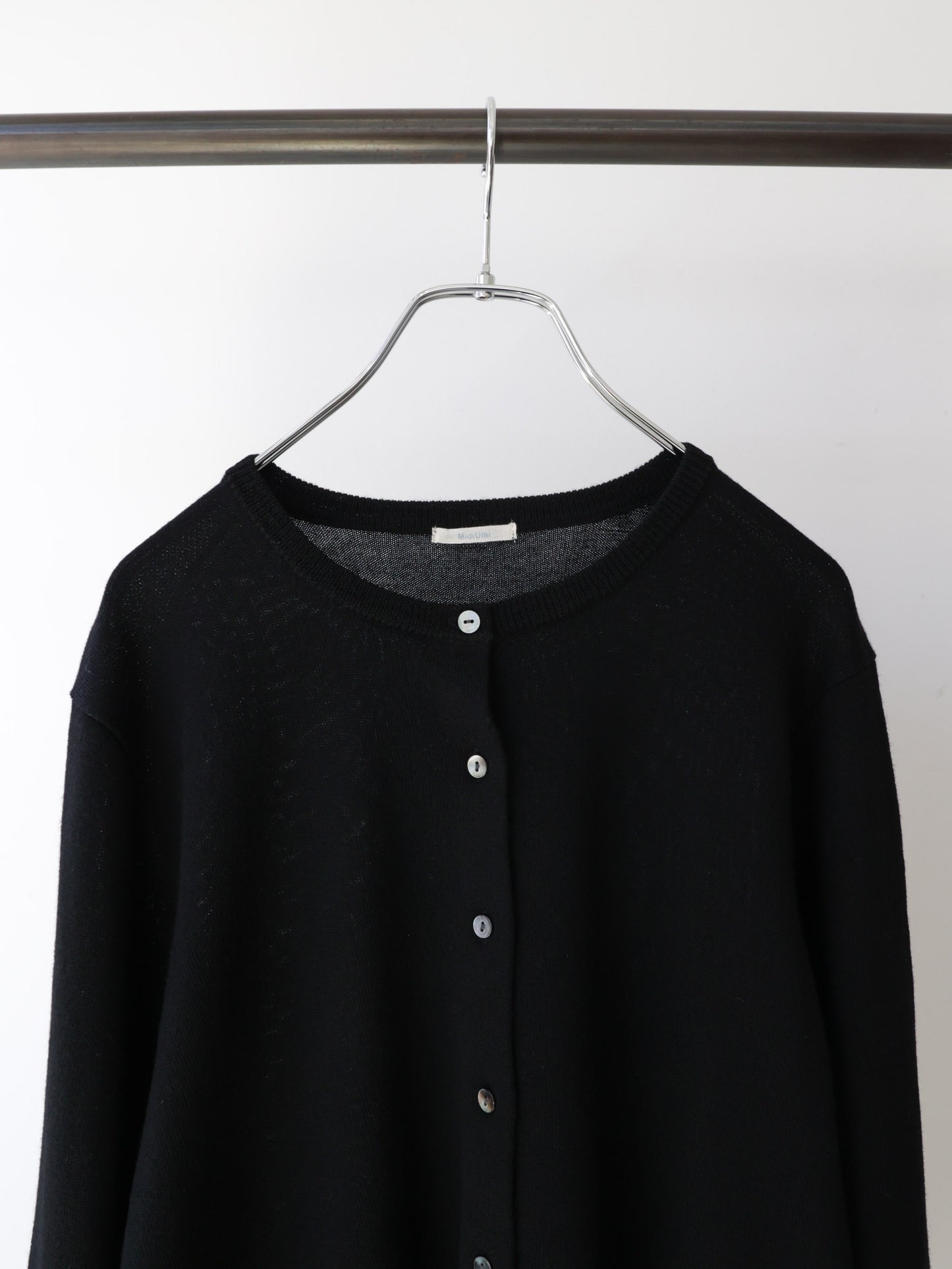 3-720278 crew neck knit cardigan