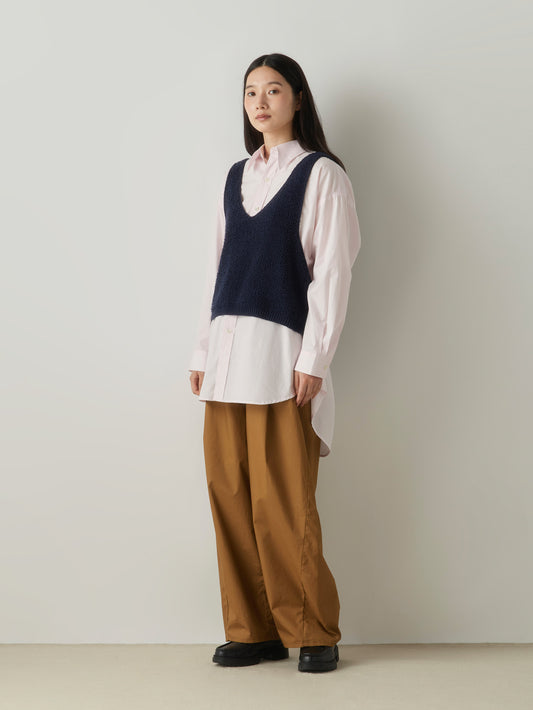 3-72994763 pile boa knit vest