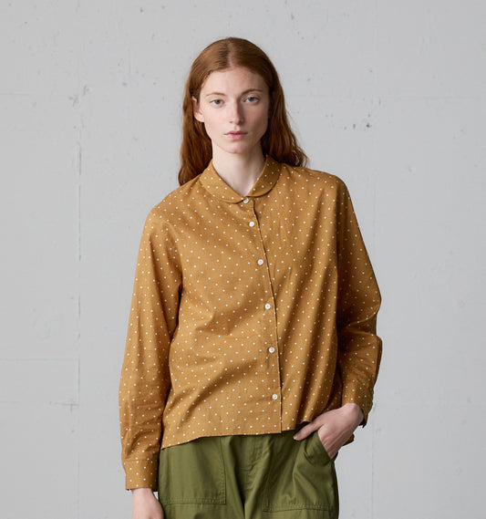 dots dutch collar shirt
