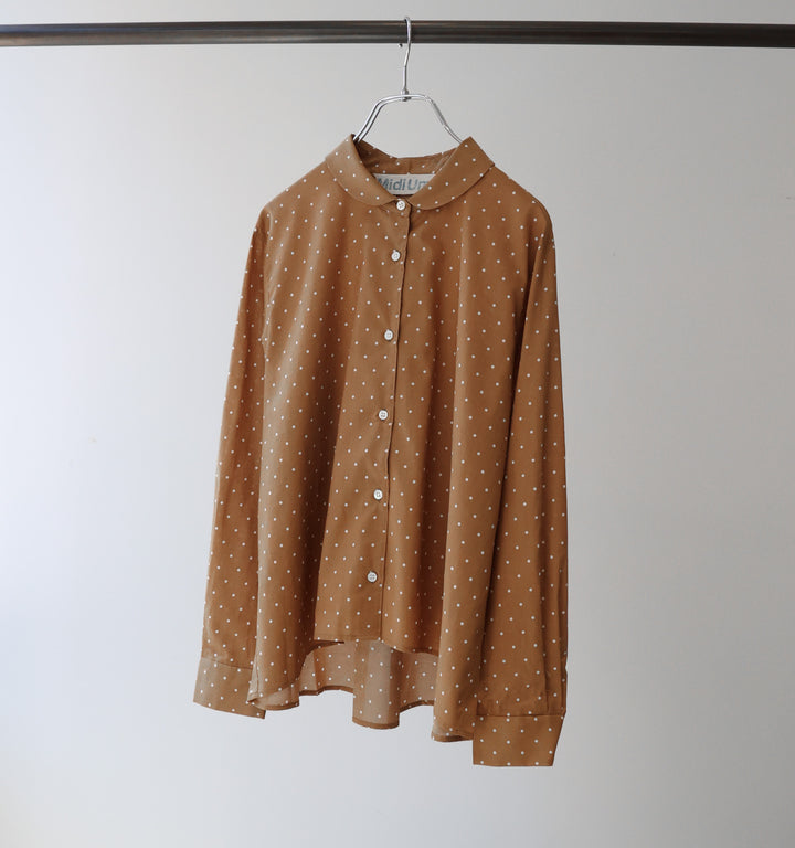 dots dutch collar shirt