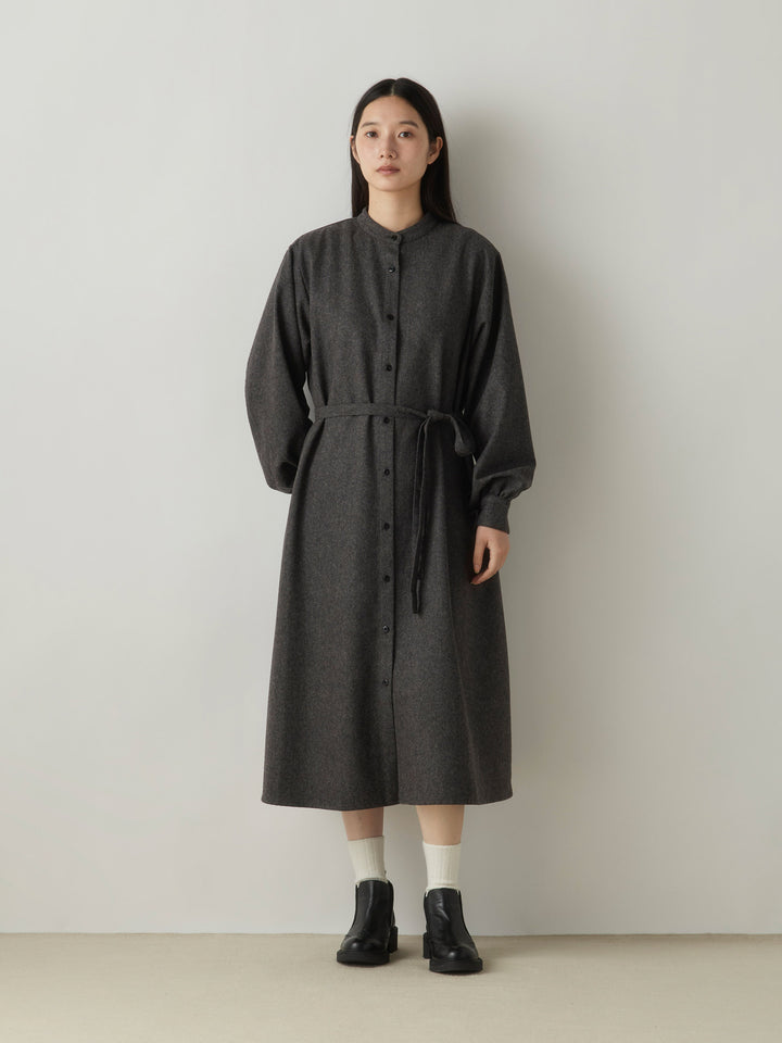 3-750260 stand collar coat one-piece