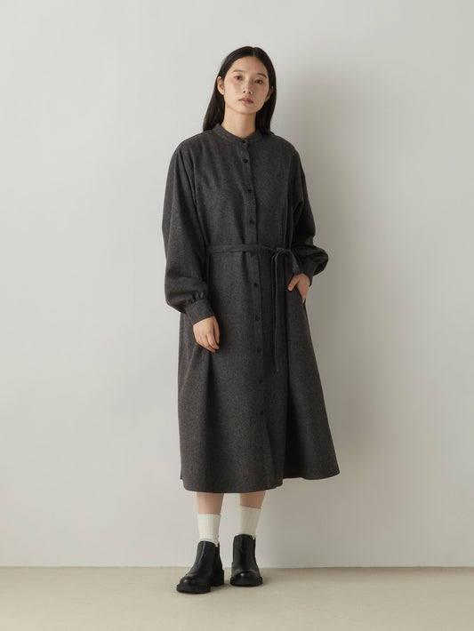 3-750260 stand collar coat one-piece