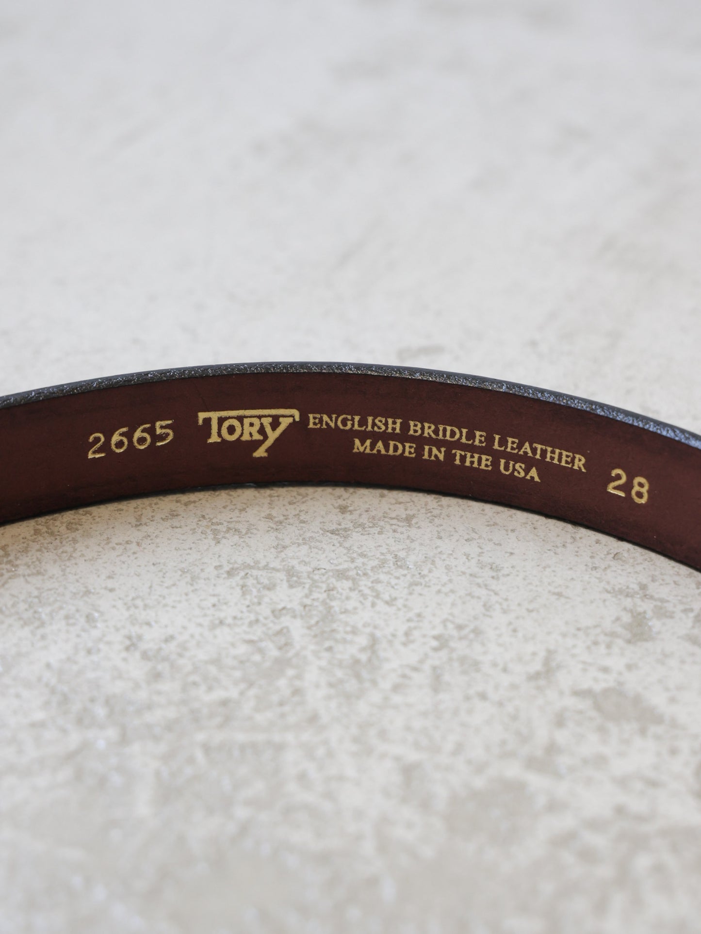 TORY LEATHER Hoop pick Belt