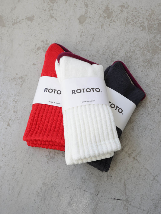 63R0209302 ROTOTO R1334 LOOSE PILE CREW SOCKS
