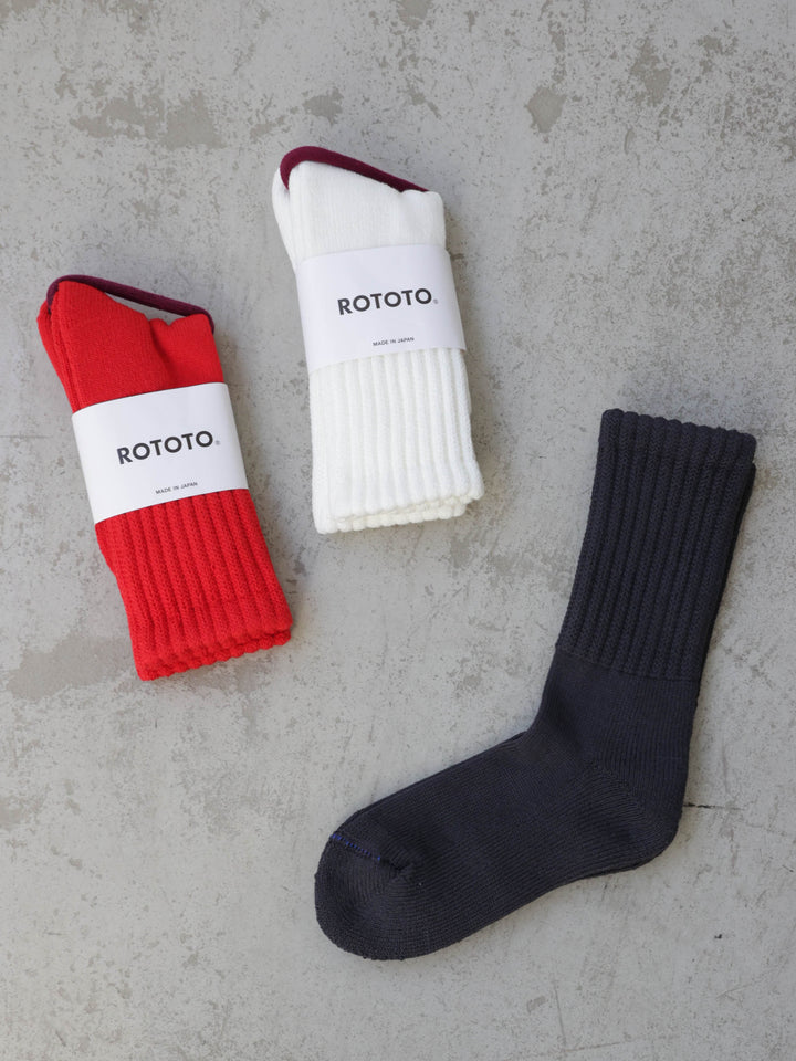 63R0209302 ROTOTO R1334 LOOSE PILE CREW SOCKS