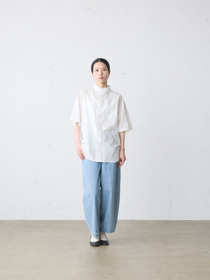 frill wide shirt