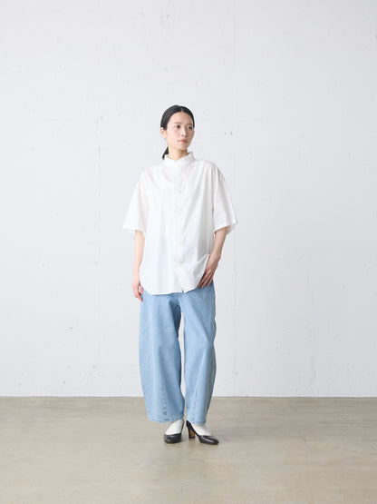 frill wide shirt