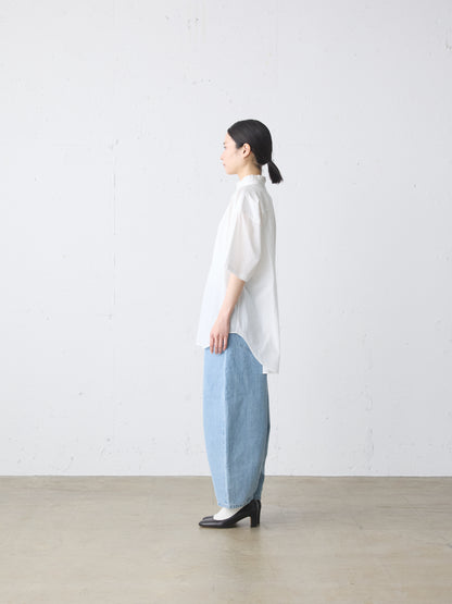 frill wide shirt
