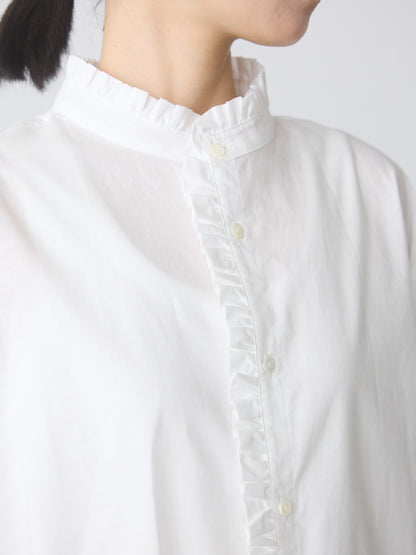 frill wide shirt