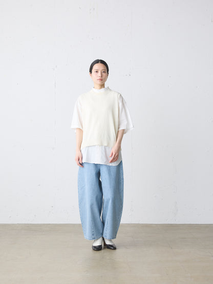 frill wide shirt
