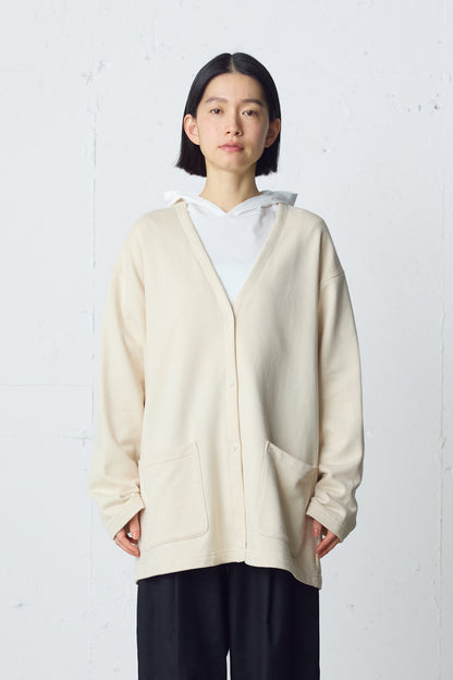 HOME sweat wide cardigan