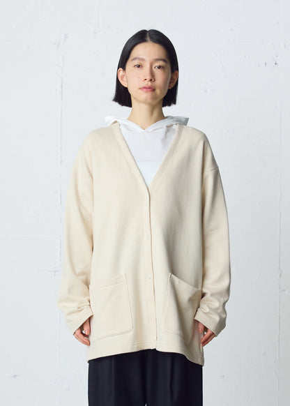 HOME sweat wide cardigan