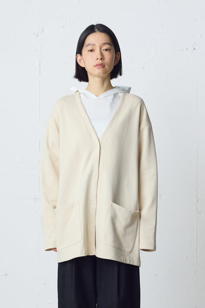 HOME sweat wide cardigan