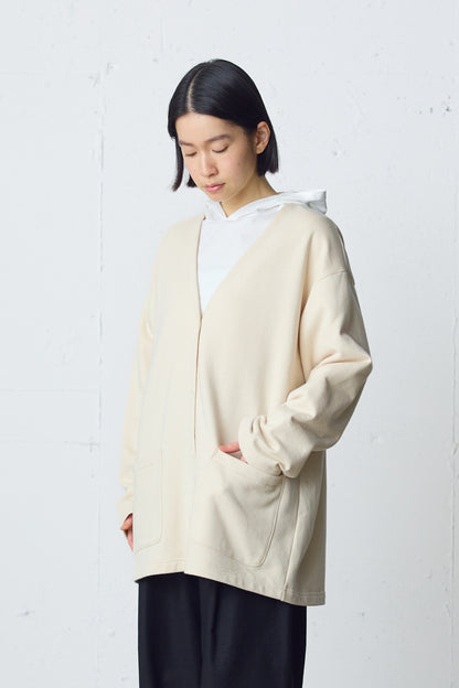 HOME sweat wide cardigan